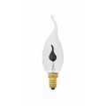 Ampoule flamme scintillante incandescente - 3W 20Lm E14 2750K