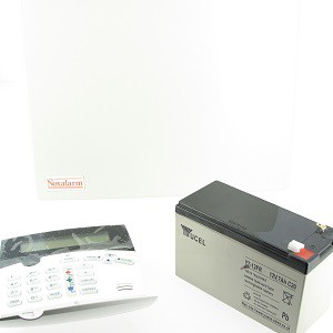Centrale d'alarme mixte (filaire et radio) avec transmetteur digital et vocal (ton sirène) intégré - NXW-800