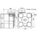 Kit VMC Autoréglable DECO DHU A Sonde Hygrométrique