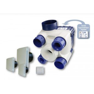Kit VMC Autoréglable DECO DHU A Sonde Hygrométrique