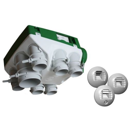 Kit VMC hygroréglable Ozeo-cc KHB pour logement T5/7 P Ecowatt
