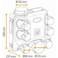 Kit VMC hygroréglable Ozeo 2 - cc KHB pour logement T3/7 à Piles Ecowatt