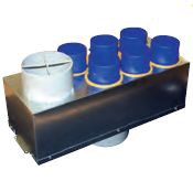 Plénum ventilation isolé d'extraction S&P Unelvent PLENUM IDEO 6+1