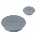 Bouchon bombé ISO 16 en polyamide gris