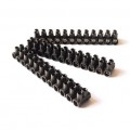 Barrettes 2,5 à 4mm2 de connexion à vis noire