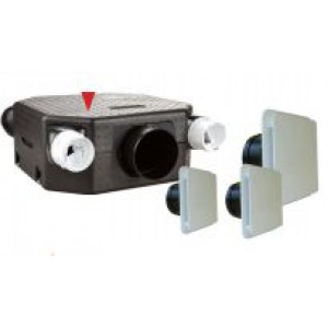 Kit VMC extra-plat pour l'habitat pavillonnaire du T1 au T7 jusqu'à 4 sanitaires. (DECO FLAT K)