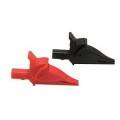 Pinces crocodiles rouge et noire jeu de 2 -CAT IV 600V - Chauvin Arnoux