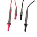 Cordons droits rouge et noir 1.5M -Pointe de touche et fiche mâle 4 mm- 15A - PVC -CAT4 600V - Chauvin Arnoux