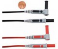 Cordons PVC rouge/noir surmoulés - Chauvin Arnoux