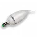 Lampe flamme torsadée CFL 5W E14 15000H 827