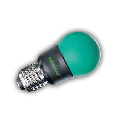 Ampoule fluocompacte B22 Megaman Bulb Colour verte 4W 2700K