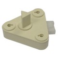 Serrure triangle 1/2 tr beige