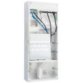 Coffret de communication multibox grd1 8rj45 ftth
