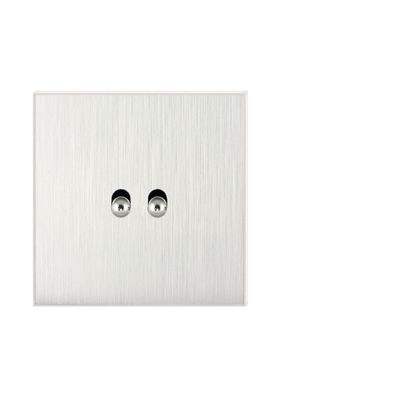 Plaque Magik Carré Alu + Basculeur double acier
