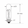 Lampe à Incandescence Orbitec - E27 - ø29mm - 230V - 40W - 1000H