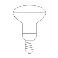 Lampe incandescente - E27 relecteur depoli - Ø63 x 105mm - 230/240V - 40W