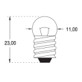 Lampe à viser pour torches et piles - E10 - Sphérique - 6V - 350mA - 2W