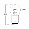 Lampe Stop Orbitec - BA15D - ø26mm - 12V - 21W