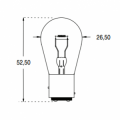 Lampe Stop Orbitec - BAY15D - ø26mm - 24V - 21/5W