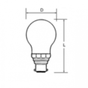 Lampe pour papier émulsions non sensibilisées et orthochromatiques - B27 inactinique pour chambres noires - Ø60 x 108 - 230V - 15W - Orbitec