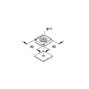 Eclisse simple et contreplaque pour suspension EZ