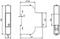 Polier Compteur Modulaire Monophasé 100 A Modbus simple tarif af