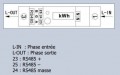 Polier Compteur Modulaire Monophasé 100 A Modbus simple tarif af