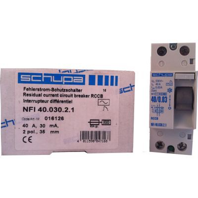 Interrupteur différentiel ID 2P 40A 30mA