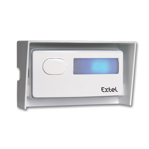 Bouton d'appel filaire Extel retro-eclairé WE 300 SER.R1