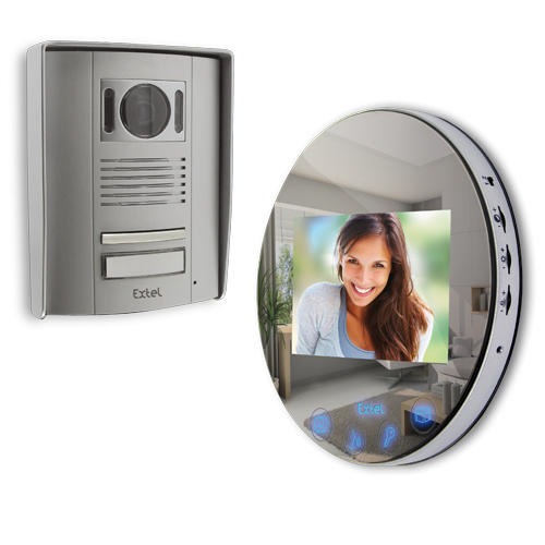 Visiophone Extel Loona 2 rond 2 fils Intégral