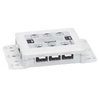 Boite dérivation raccordement rapide - monophasées - 7 circuits embout 3P - noir