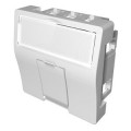 Plastron Simple 45x45 1 Connecteur Rj45