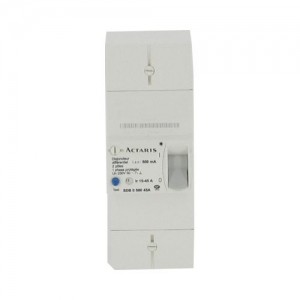 Disjoncteur de branchement EDF Actaris Itron différentiel 500mA instantané 2P 15/45A
