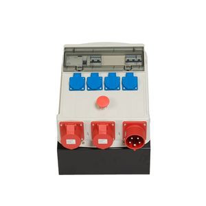 Coffr. Chantier 30ma 4 Socles Schuko - 2 Socles P17 415v Ss Cable Arret Urgence - CC42AUS