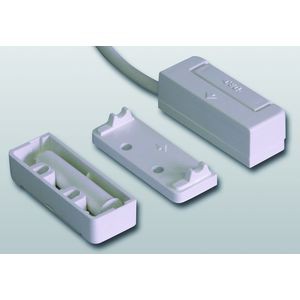 10 Contacts Magnétiques Cylindriques En Plastique Saillie / Encastré - NF A2P - Blanc