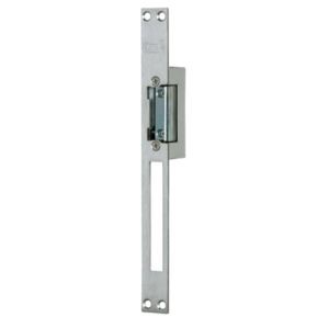 Têtière + gâche symétrique émission 2 temps 12 V AC/DC - contact stationnaire
