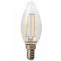 Lampe LED à filament C35 2W 180lm E14 - Lenilux