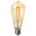 Lampe LED à filament edison ST64 ambrée 200lm E27 - Lenilux