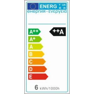 Ampoule LED à filament A60 6W 660lm E27 à calotte argentée - Lenilux