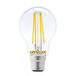 Ampoule LED à filament A60 8W 880lm B22 - Lenilux