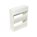 Coffret vide Debflex 2 rails/26 modules 240x357x94mm blanc