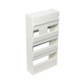 Coffret vide 3 rangés 39 modules blanc