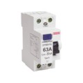 Interrupteur differentiel Debflex 2p 30ma 63a 2 modules type a blanc