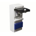 Coffret atelier ip44 Debflex 1 interrupteur-diff 40a ac + 1 disjoncteur 16a et 2 prises 2p+t 16a