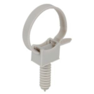 Sachet de 100 colliers de serrage Debflex avec embases gris