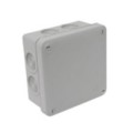 Boîte étanche carrée Debflex ip66 dim. 105x105x55mm grise