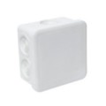 Boîte étanche carrée Debflex ip66 dim. 80x80x45mm blanche