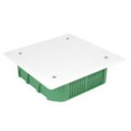 Boîte carrée Debflex dim.130x130x45mm vert sous film