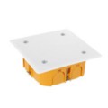 Boîte de dérivation carrée Debflex dim.100x100x40mm orange