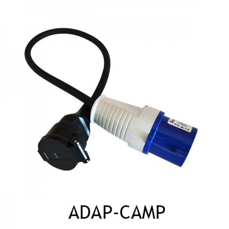 Prise Adaptateur Caravane Mâle E17 230 V 16 A Franelec